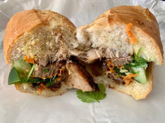 Banh Mi Thit Kho - Roast Pork Banh Mi