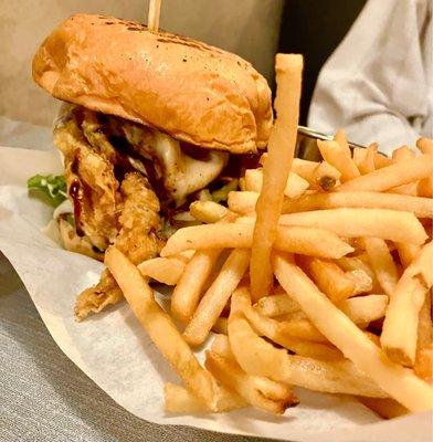 Soft shell crab burger