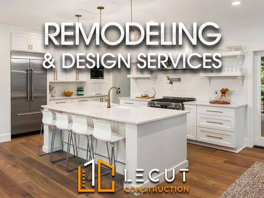 Complete remodeling
and design services to meet all of your needs.