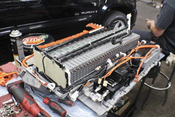 Toyota hybrid battery pack.