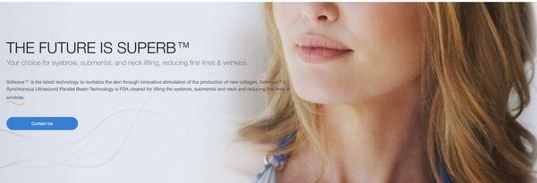 We now offer Sofwave treatment!