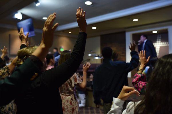 Altar call at Life Church