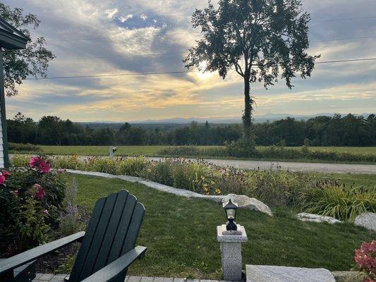 The view/patio area for drinks/social hour