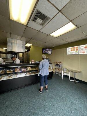 The indoor ordering area