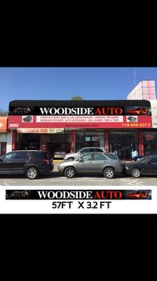 Used to be planet auto , but it's now woodside auto accessories  And painting .