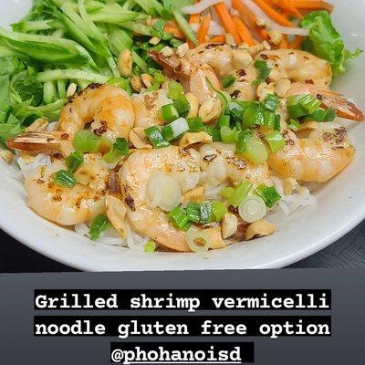 Shrimp vermicelli noodle gluten free