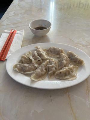 Shrimp pork scallop dumpling