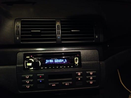 Radio install Kenwood 597