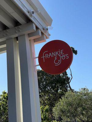 Frankie & Jo's exterior signage