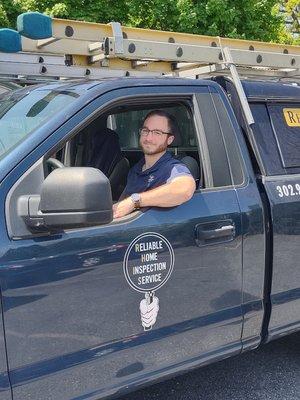 Tim Mogelesky, an ASHI Certified Inspector on his way to someone's dream home.