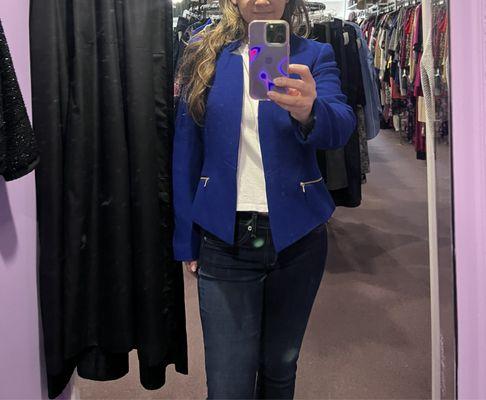 Blue blazer