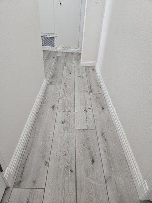 Floors in hallway.