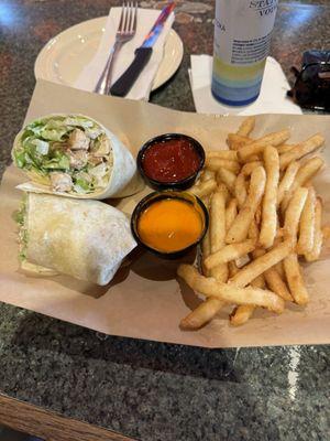 Chicken caesar wrap