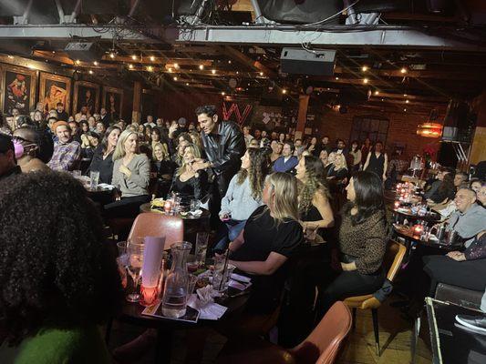 Bourbon Room in Hollywood CA - Large Stage Room w Tabled Seating Up Front and Lots of Chair Seating in the Back