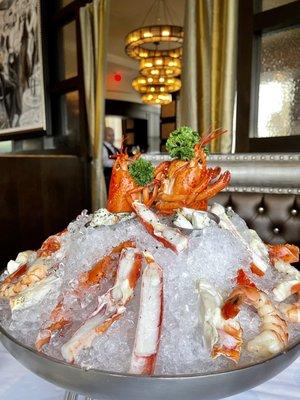 Large seafood tower