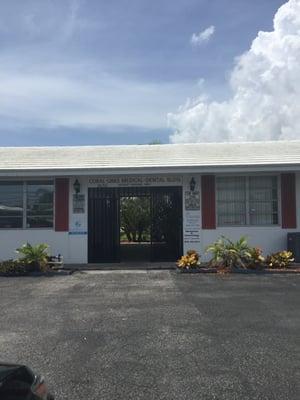 free parking at the rear entrance of building