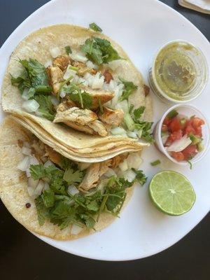 Chicken tacos