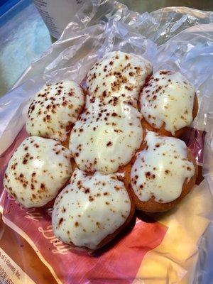 Cinnamon cream cheese puff donut $1.29 YUMMY