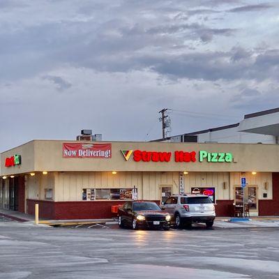 Straw Hat Pizza, on the corner of Central & Walnut Avenue in Chino since 1973.