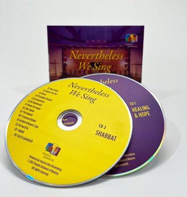 Fenway Group designed, printed, and produced a double CD for the release of the new album "Nevertheless We Sing."