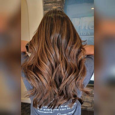 Caramel balayage