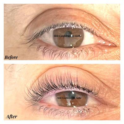 Let's get our lash lift on. This is a beautiful alternative to lash extensions to help enhance your own natural lashes.