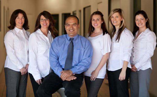 Dr. HagShenas and his dental team