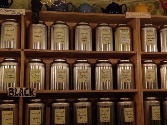 Earl Grey and others in their Black tea section