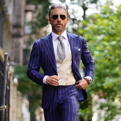 Bespoke three-piece suit, new york