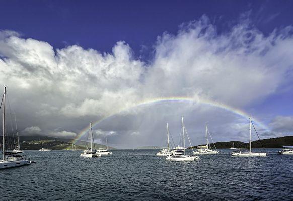 Under the rainbow in the BVIs