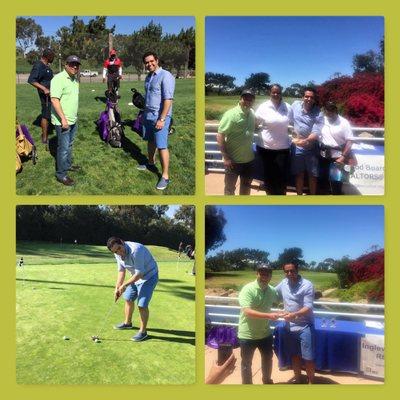 Aaron Anvaripour & Yann Fard representing RMC at the Inglewood Board of Realtors annual golf tournament.