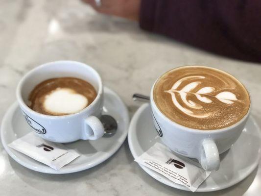 Cappuccino(wifey) & Espresso Macchiato(Me)