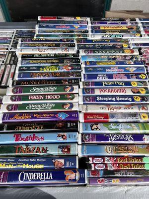 Classic Disney VHS tapes