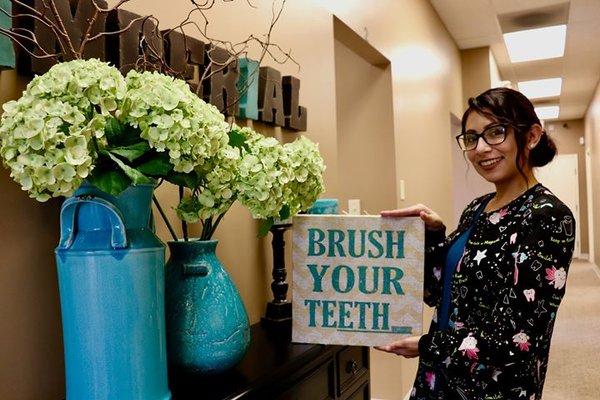 Nancy reminds you to brush your teeth :)