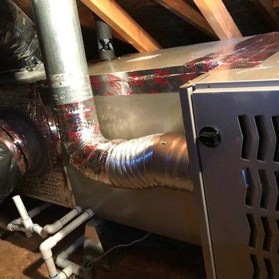 Attic Furnace Installation