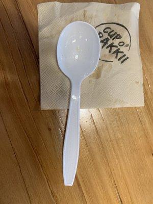 Not a very good spoon for ramen