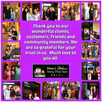 We LOVE our clients and customers