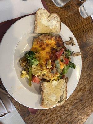 "Tuscan" grilled vegetable "skillet".