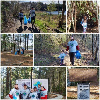 Kenyon Team Realty believes in giving back! Picking up trash during Somersworth and Dover Clean Up Day.