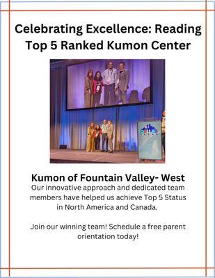 Kumon Math and Reading Center of Fountain Valley - West