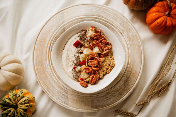 Just another angle of the fall breakfast bowl.