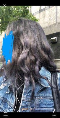 My friends hair 我朋友的头发