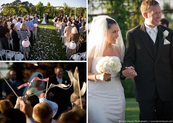 Garden wedding, Oregon Gardens, Silverton