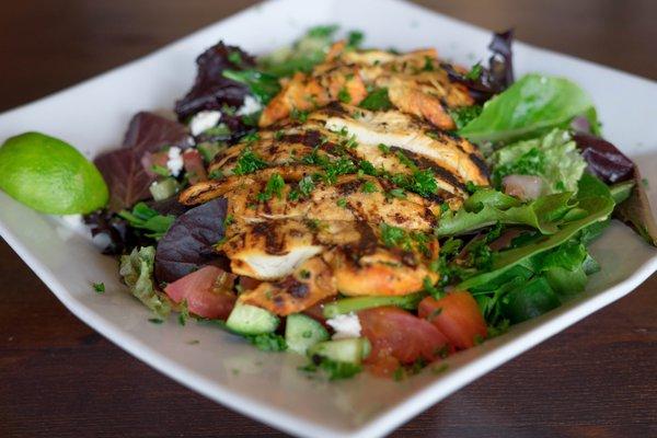 Chicken Kabob Salad