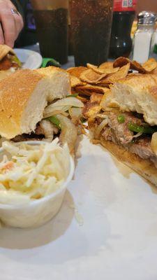 Portuguese steak sandwich