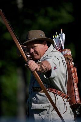 Byron Ferguson  We offer his long bows in our facility.