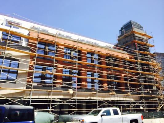 Post Construction cleaning of 34 unit luxury apartment building in Westwood