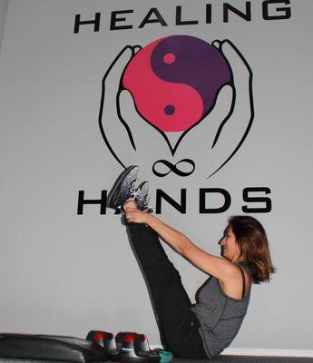 One Of Our  Pilates Instructors, Adriana, Showing Off Some Of Her Skills!