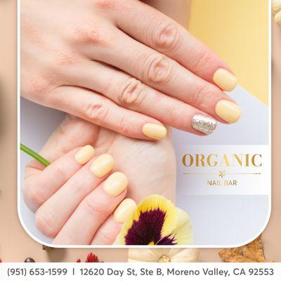 Organic Nail Bar is your canvas and your imagination is the limit