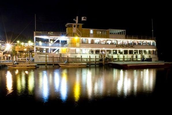 Adirondac after an evening cruise.